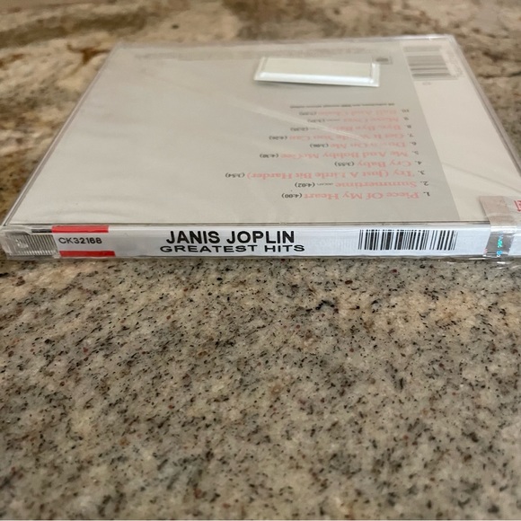 JANIS JOPLIN-GREATEST HITS-PIECE OF MY HEART-CRY BABY-CD-US-FACTORY SEALED-NEW - Picture 3 of 3